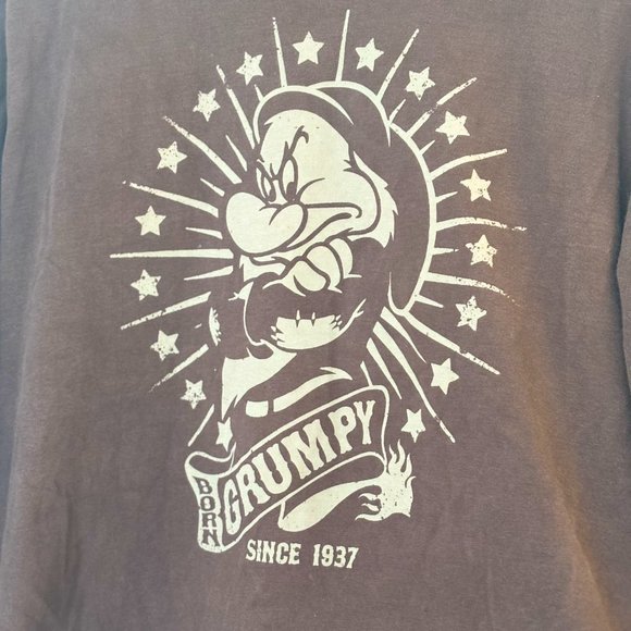 Disney Store	Graphic Grumpy Longsleeve - Men's Large - Picture 2 of 3